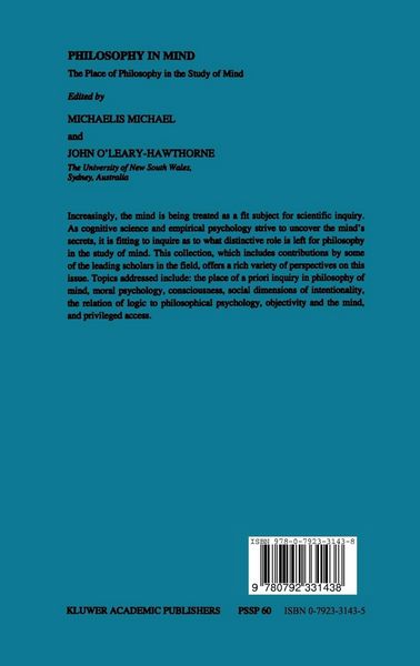 Produktbild: Philosophy in Mind