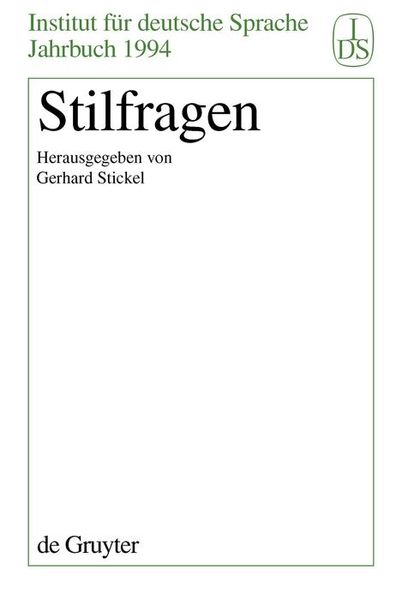Produktbild: Stilfragen