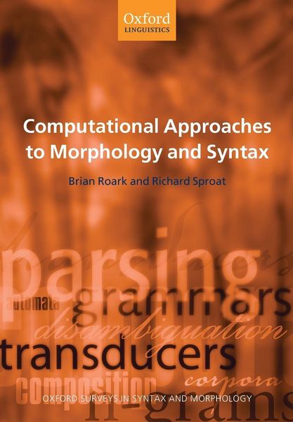 Produktbild: Computational Approaches to Morphology and Syntax