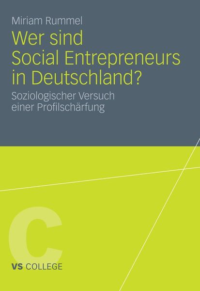 Produktbild: Wer sind Social Entrepreneurs in Deutschland?