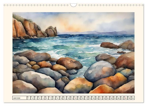 Produktbild: Facetten des Meeres (Wandkalender 2026 DIN A3 quer), CALVENDO Monatskalender