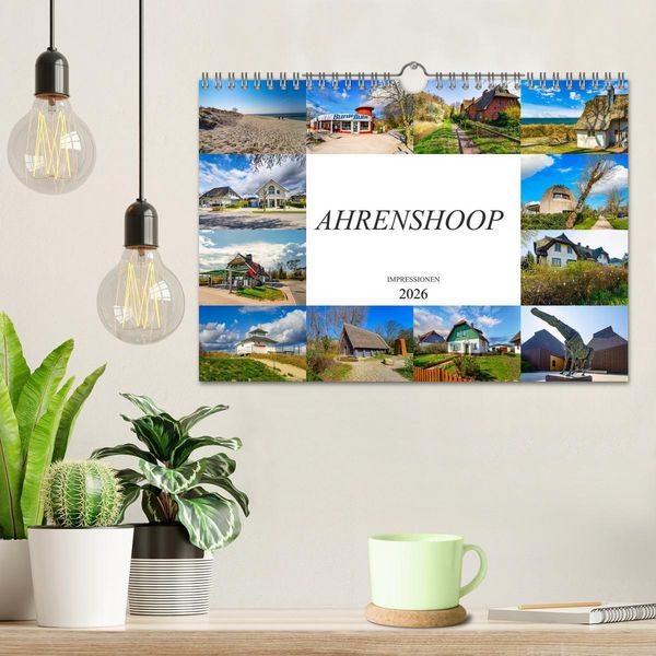 Produktbild: Ahrenshoop Impressionen (Wandkalender 2026 DIN A4 quer), CALVENDO Monatskalender
