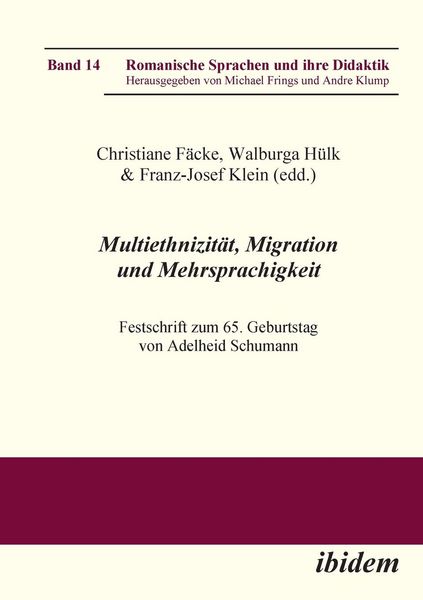 Produktbild: Multiethnizit&auml;t, Migration und Mehrsprachigkeit. Festschrift