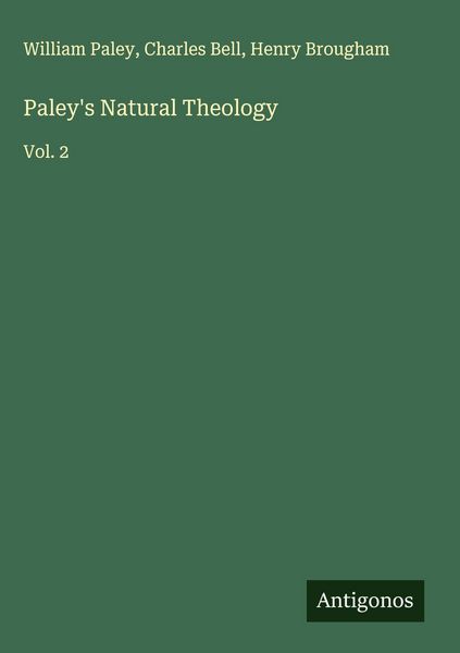 Produktbild: Paley's Natural Theology
