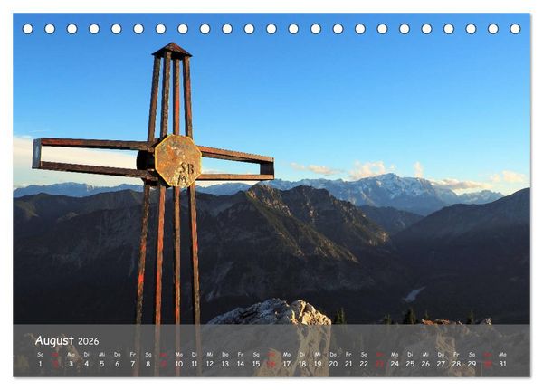 Produktbild: Ammergauer Alpen (Tischkalender 2026 DIN A5 quer), CALVENDO Monatskalender