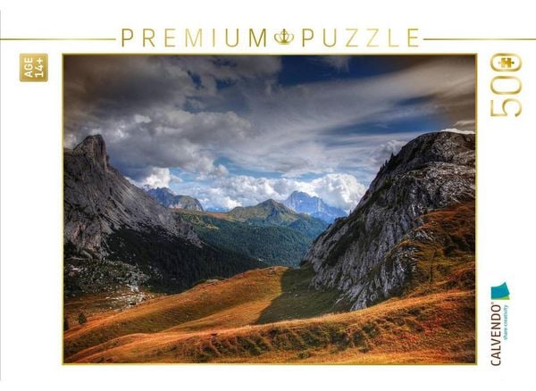 CALVENDO Puzzle Valparola Pass - Civetta - Belluno | 500 Teile Lege-Größe 48 × 36 cm Foto-Puzzle für Erwachsene