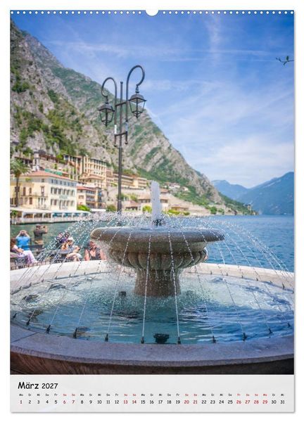 Produktbild: Limone sul Garda - Perle am Westufer des Gardasees (Wandkalender 2027 DIN A2 hoch), CALVENDO Monatskalender
