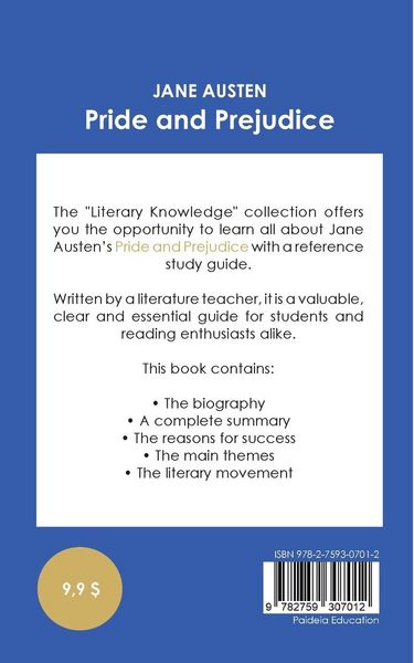 Produktbild: Study guide Pride and Prejudice by Jane Austen (in-depth literary analysis and complete summary)