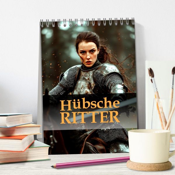 Produktbild: H&uuml;bsche Ritter (Tischkalender 2026 DIN A5 hoch), CALVENDO Monatskalender