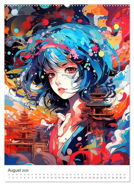 Produktbild: Manga Style (hochwertiger Premium Wandkalender 2026 DIN A2 hoch), Kunstdruck in Hochglanz