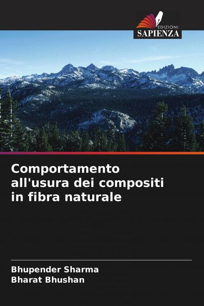 Produktbild: Comportamento all'usura dei compositi in fibra naturale