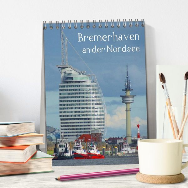 Produktbild: Bremerhaven an der Nordsee (Tischkalender 2026 DIN A5 hoch), CALVENDO Monatskalender