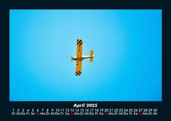 Produktbild: Flugzeuge 2025 Fotokalender DIN A5