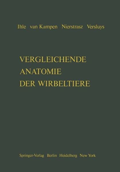 Produktbild: Vergleichende Anatomie der Wirbeltiere