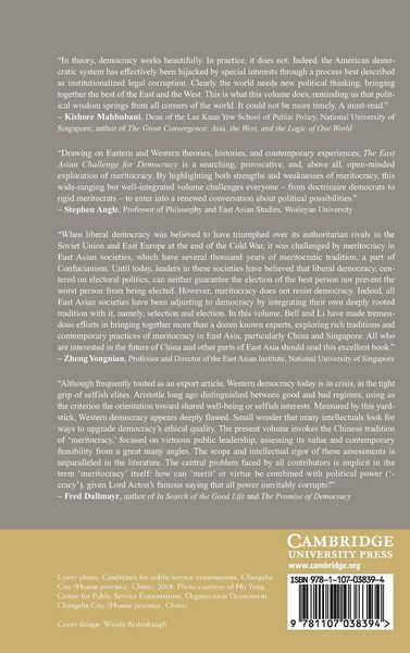 Produktbild: The East Asian Challenge for Democracy