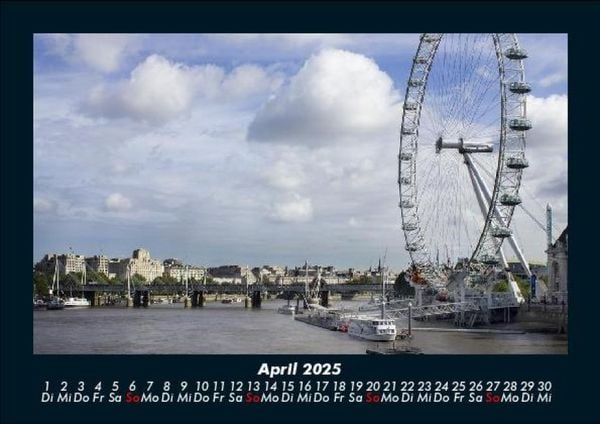 Produktbild: London 2025 Fotokalender DIN A5