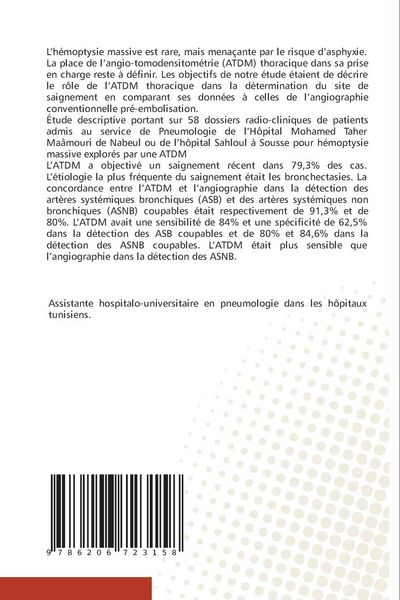 Produktbild: H&eacute;moptysie massive:place de l'angioscanner pr&eacute;-embolisation bronchique