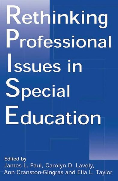 Produktbild: Rethinking Professional Issues in Special Education