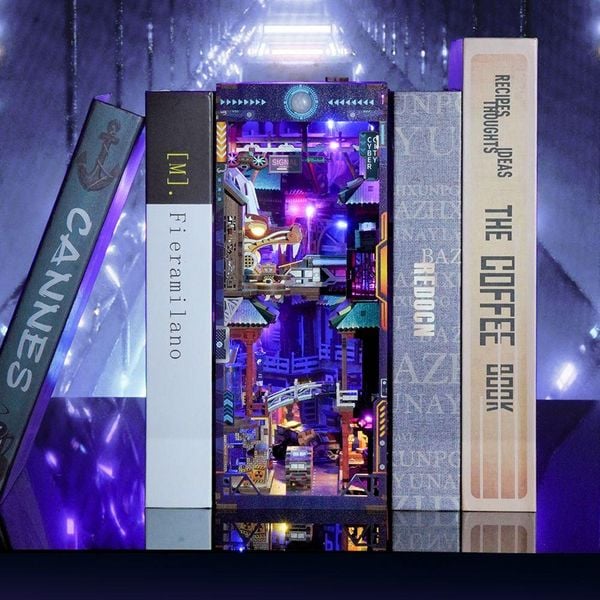 Produktbild: Book Nook DIY B&uuml;cherecke Cyber City