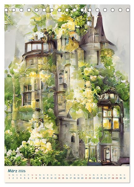 Produktbild: Colors of Dreams - AI-ART (Tischkalender 2026 DIN A5 hoch), CALVENDO Monatskalender