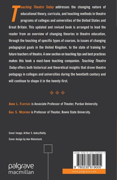 Produktbild: Teaching Theatre Today: Pedagogical Views of Theatre in Higher Education