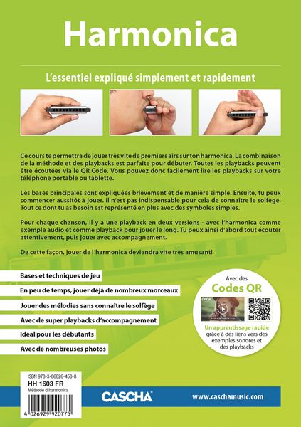 Produktbild: Harmonica - Apprendre rapidement et facilement