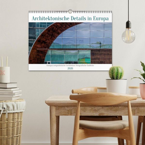 Produktbild: Architektonische Details aus Europa (Wandkalender 2026 DIN A3 quer), CALVENDO Monatskalender
