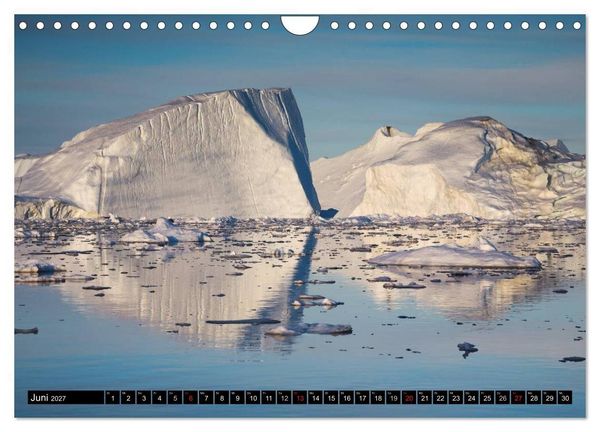 Produktbild: Ilulissat Eisfjord, Gr&ouml;nland. EIS - FORM UND LICHT (Wandkalender 2027 DIN A4 quer), CALVENDO Monatskalender