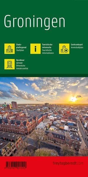 Produktbild: Groningen, Stadtplan 1:20.000, freytag & berndt