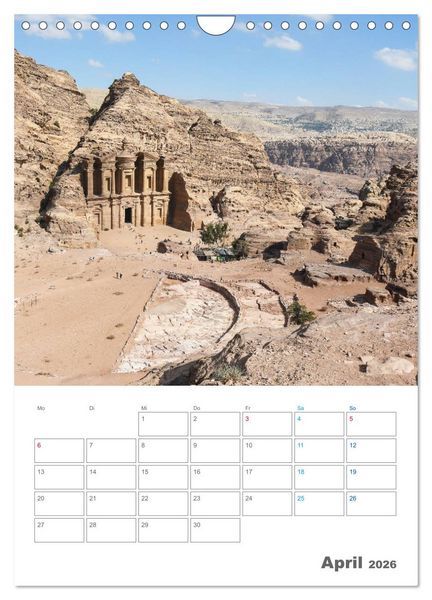 Produktbild: Jordanien ein Schatz im Orient (Wandkalender 2026 DIN A4 hoch), CALVENDO Monatskalender