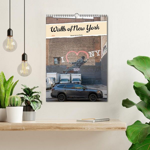 Produktbild: Walls of New York &ndash; Street Art in Farbe (Wandkalender 2026 DIN A3 hoch), CALVENDO Monatskalender