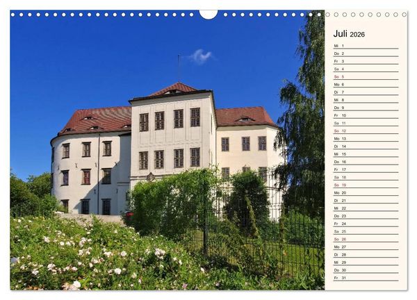 Produktbild: Schl&ouml;sser der Niederlausitz (Wandkalender 2026 DIN A3 quer), CALVENDO Monatskalender