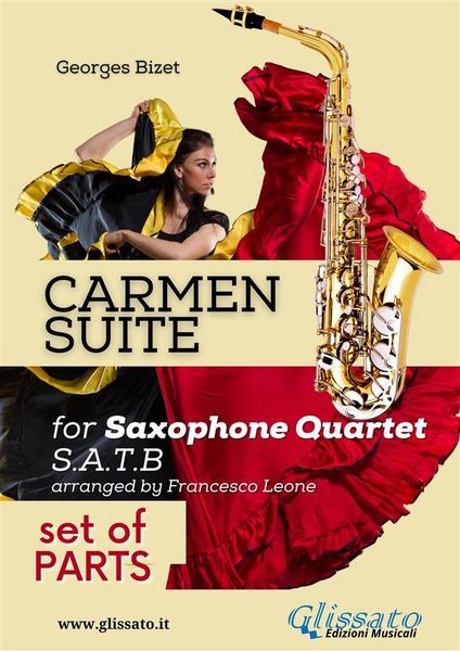 Produktbild: "Carmen" Suite for Saxophone Quartet set of parts