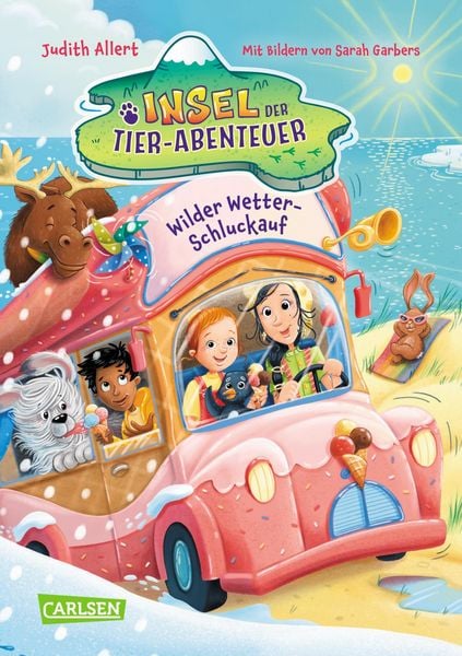 Insel der Tier-Abenteuer 4: Wilder Wetter-Schluckauf, Gebundene Ausgabe von Judith Allert, Carlsen, 978-3-551-65479-3