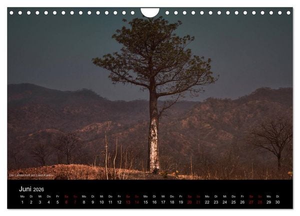 Produktbild: SAMBIA IM HERZEN AFRIKAS (Wandkalender 2026 DIN A4 quer), CALVENDO Monatskalender