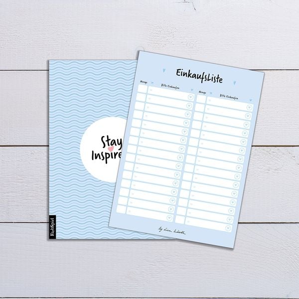 Produktbild: 6 Bl&ouml;cke inkl. Wochenplaner, Einkaufsliste, To Do Block/Liste, Notizblock, Kalender Notizblock, R&uuml;ckruf Notiz, 50 Seiten pro Block, DIN A6, Hochwertige Papierqualit&auml;t.