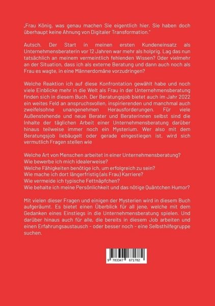 Produktbild: Unternehmensberaterin