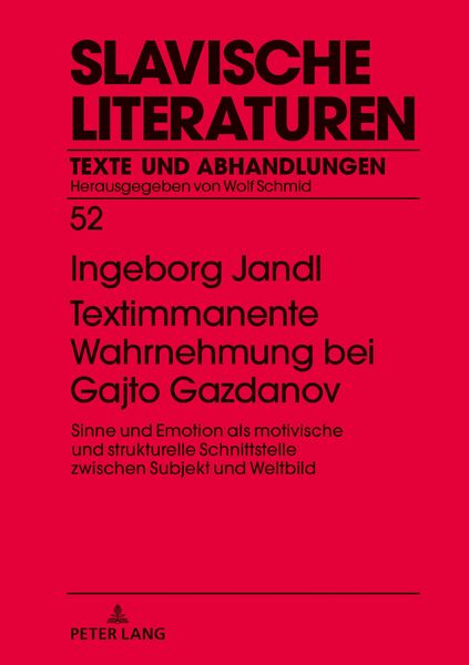 Produktbild: Textimmanente Wahrnehmung bei Gajto Gazdanov