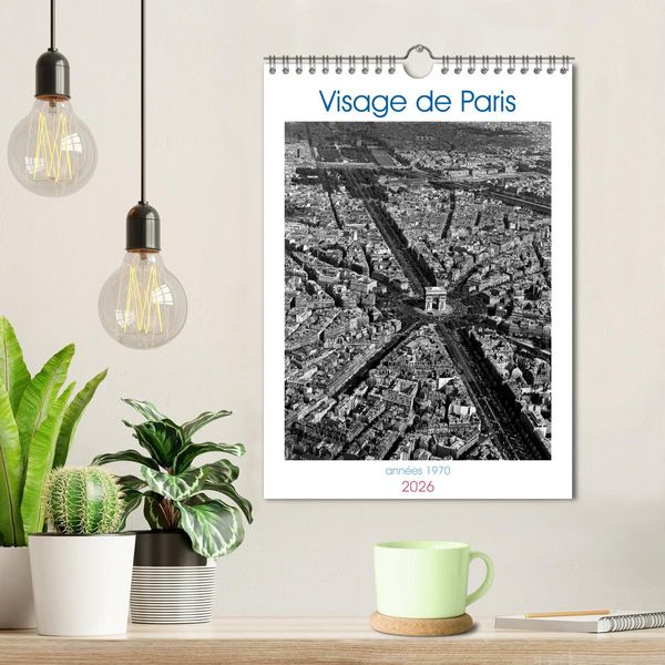 Produktbild: Visage de Paris, ann&eacute;es 1970 (Calendrier mural 2026 DIN A4 horizontal), CALVENDO calendrier mensuel