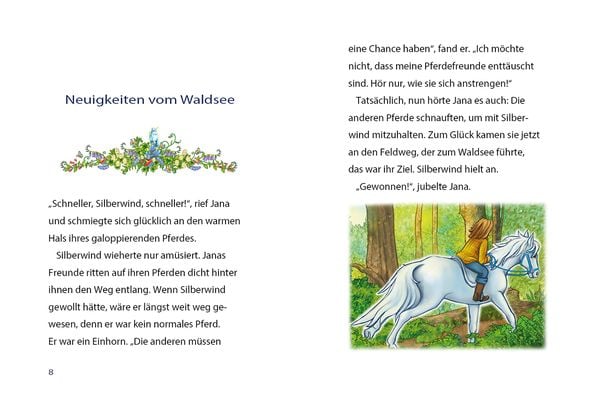 Produktbild: Silberwind, das wei&szlig;e Einhorn (Band 10) - Die Magie der Meerm&auml;dchen