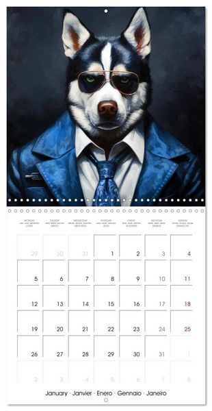 Produktbild: Gangster Paws (Wall Calendar 2026 12 &times; 12 Inch) CALVENDO 12 Month Wall Calendar