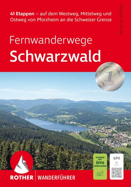 Produktbild: ROTHER Wanderf&uuml;hrer Fernwanderwege Schwarzwald