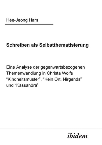 Produktbild: Ham, H: Schreiben als Selbstthematisierung.  Eine Analyse de
