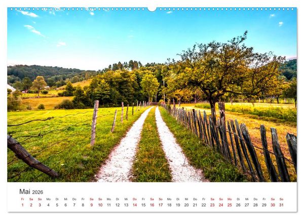 Produktbild: Rum&auml;nien - Das beeindruckende Land am Schwarzen Meer. (hochwertiger Premium Wandkalender 2026 DIN A2 quer), Kunstdruck in Hochglanz