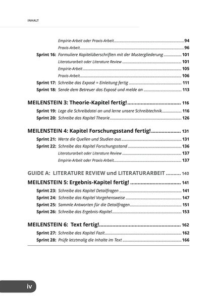 master thesis in 30 tagen