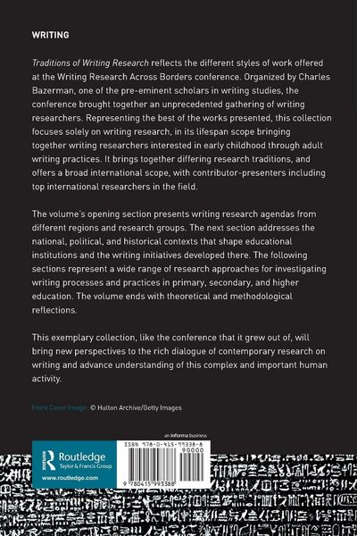 Produktbild: Traditions of Writing Research