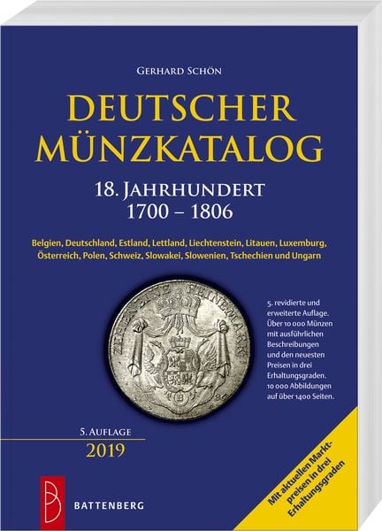 Produktbild: Deutscher M&uuml;nzkatalog 18. Jahrhundert