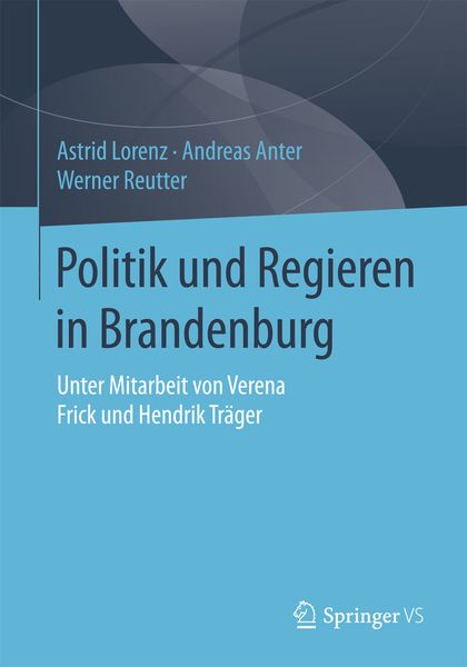 Produktbild: Politik und Regieren in Brandenburg