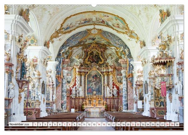 Produktbild: Bayerns Kirchen (Wandkalender 2026 DIN A2 quer), CALVENDO Monatskalender