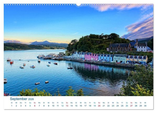 Produktbild: Schottlands S&uuml;den 2026. Impressionen zwischen Edinburgh, Loch Ness und Isle of Skye (Wandkalender 2026 DIN A2 quer), CALVENDO Monatskalender